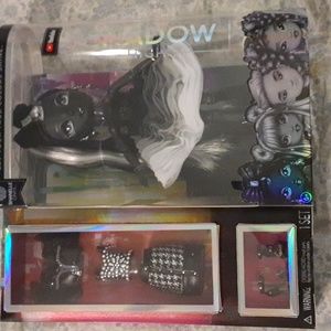 1st edition Shadow High doll. 12 inches, black and white